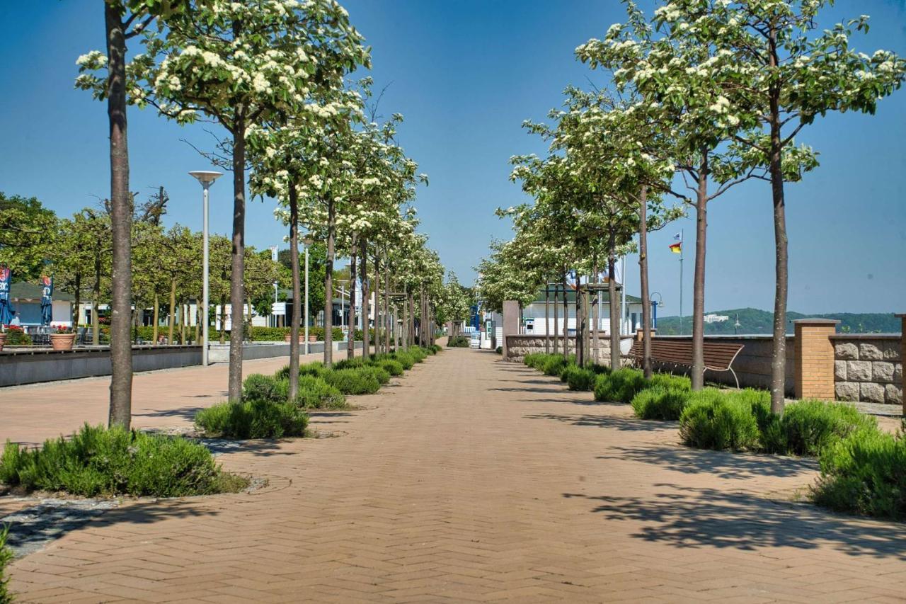 Terrasse, Gratis Nutzung Vom Ahoi Erlebnisbad Und Sauna In Sellin - Meeresblick Fewo 77 Gohren Bagian luar foto