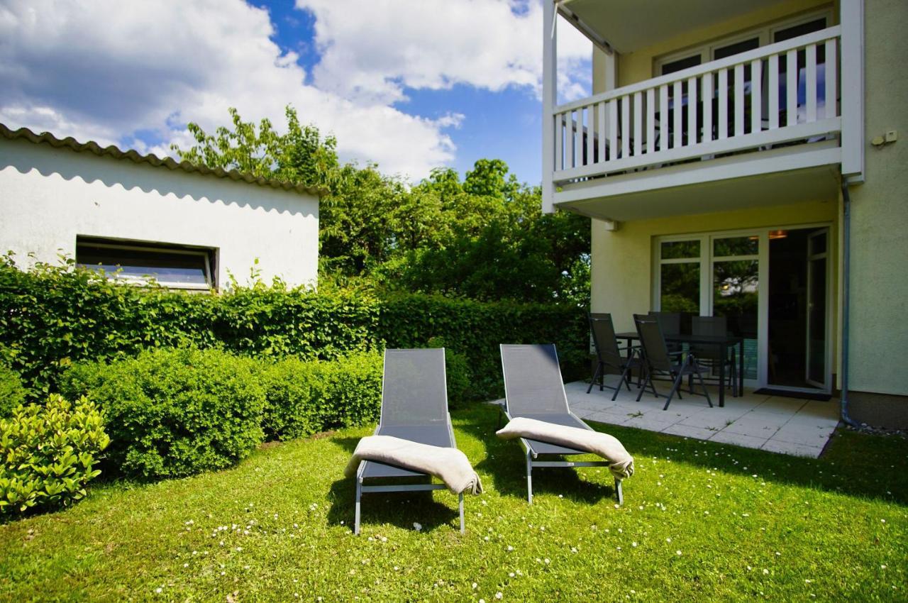 Terrasse, Gratis Nutzung Vom Ahoi Erlebnisbad Und Sauna In Sellin - Meeresblick Fewo 77 Gohren Bagian luar foto