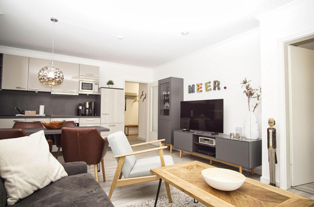 Terrasse, Gratis Nutzung Vom Ahoi Erlebnisbad Und Sauna In Sellin - Meeresblick Fewo 77 Gohren Bagian luar foto
